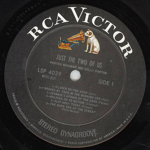 Porter Wagoner And Dolly Parton : Just The Two Of Us (LP, Album, Ind)