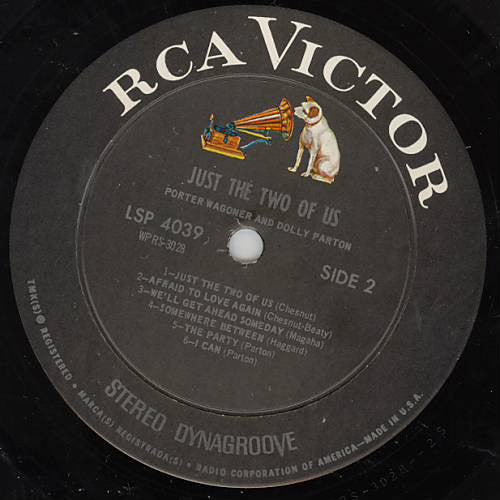 Porter Wagoner And Dolly Parton : Just The Two Of Us (LP, Album, Ind)