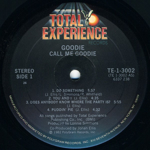 Goodie : Call Me Goodie (LP, Album, 26)