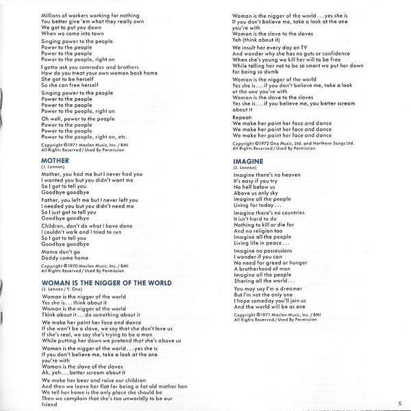 Lennon* / Plastic Ono Band* : Shaved Fish (CD, Comp, RE)