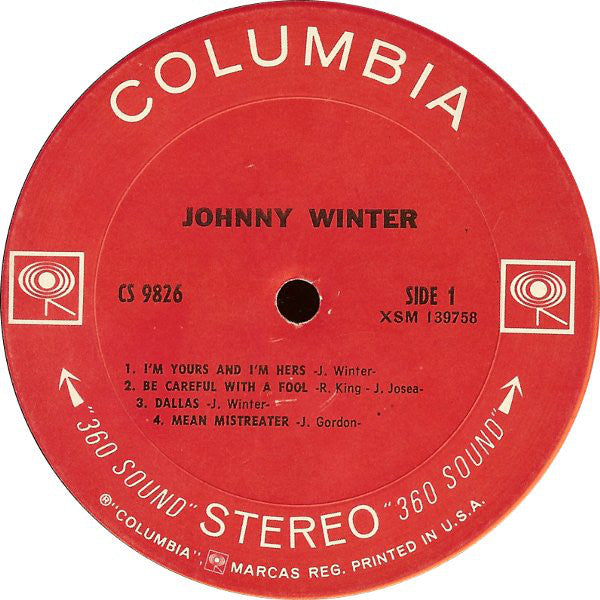 Johnny Winter : Johnny Winter (LP, Album)
