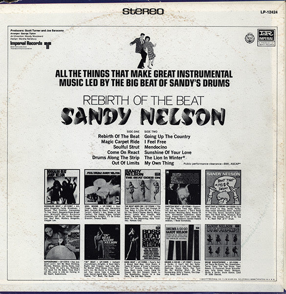 Sandy Nelson : Rebirth Of The Beat (LP, All)