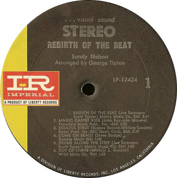 Sandy Nelson : Rebirth Of The Beat (LP, All)
