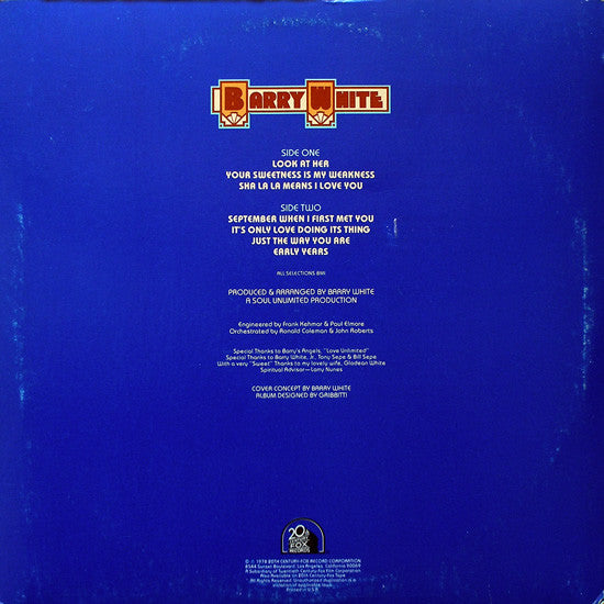 Barry White : Barry White The Man (LP, Album, Ter)