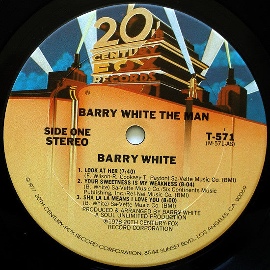 Barry White : Barry White The Man (LP, Album, Ter)
