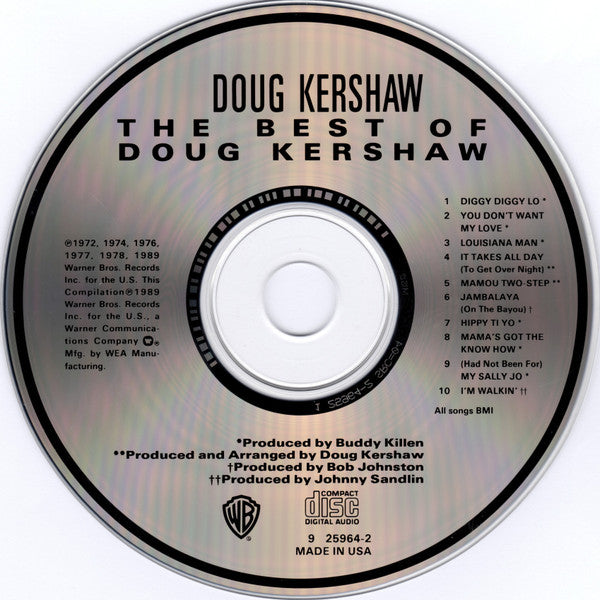 Doug Kershaw : The Best Of Doug Kershaw (CD, Comp)