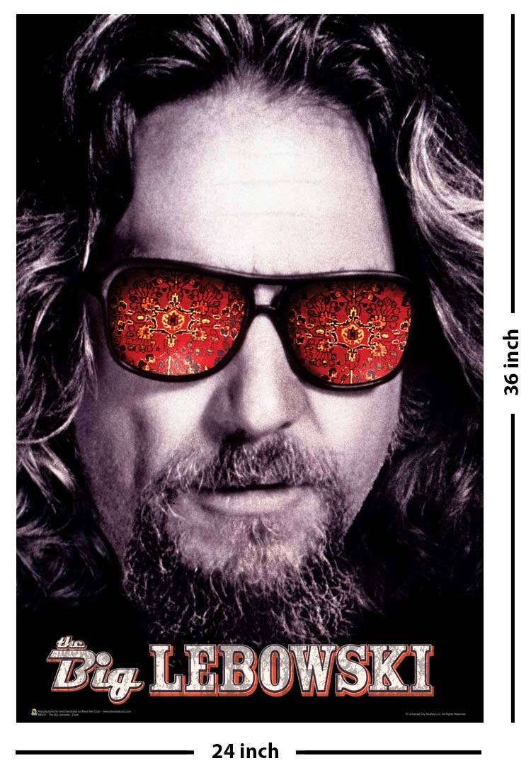 Big Lebowski "The Dude" Movie Poster - 24" x 36"
