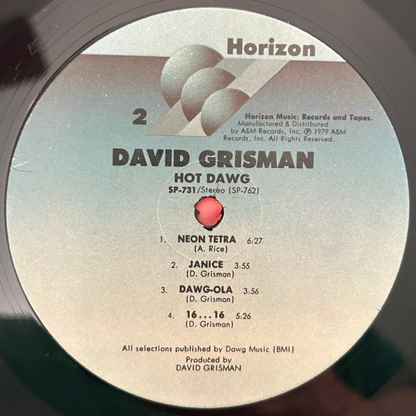 David Grisman : Hot Dawg (LP, Album, RP, Ind)
