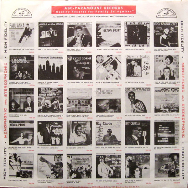 Ray Charles : The Genius Hits The Road (LP, Album, Mono)