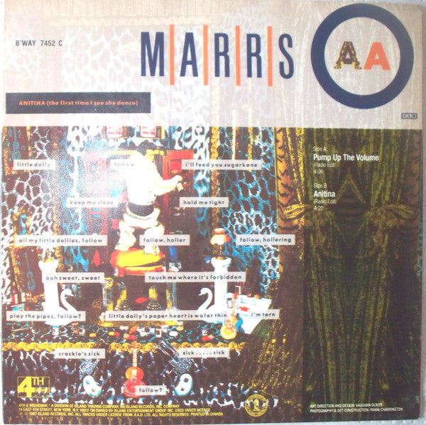 M|A|R|R|S : Pump Up The Volume (7", Single)