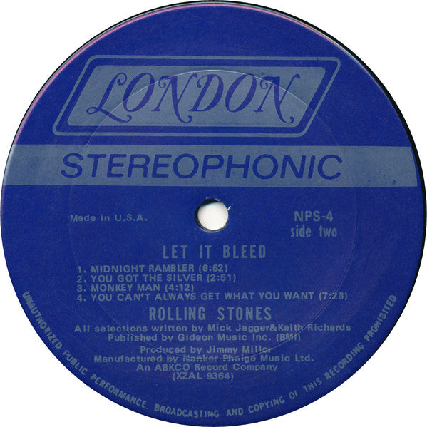 Rolling Stones* : Let It Bleed (LP, Album, Ter)