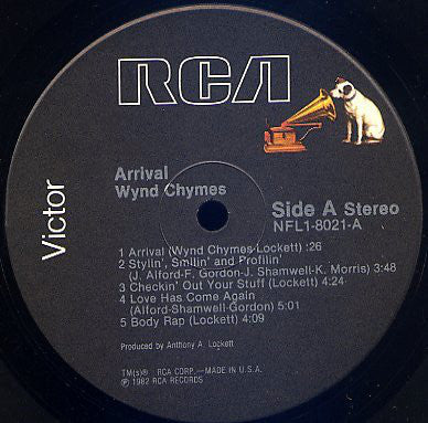 Wynd Chymes : Arrival (LP, Album)