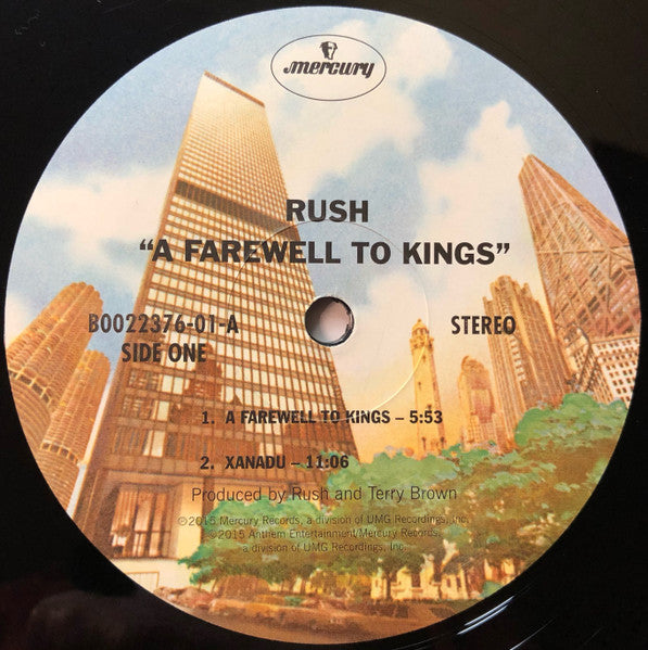 Rush : A Farewell To Kings (LP, Album, RE, RM, 200)