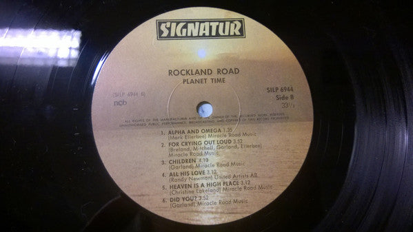 Rockland Road Band* : Planet Time (LP)