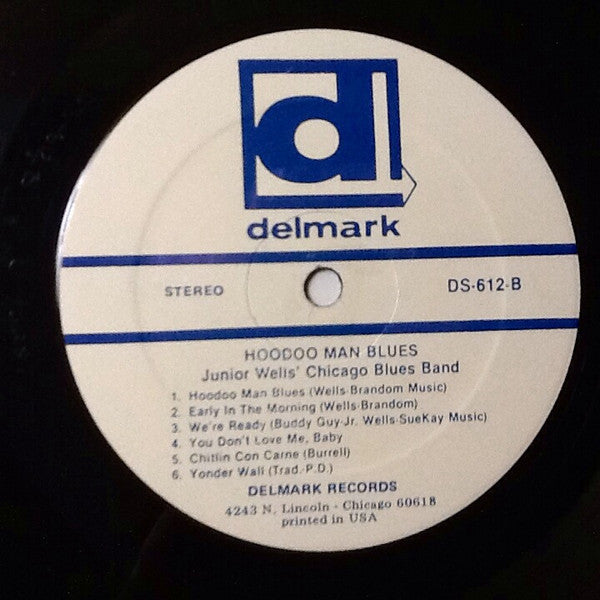 Junior Wells' Chicago Blues Band With Buddy Guy : Hoodoo Man Blues (LP, Album, RE)