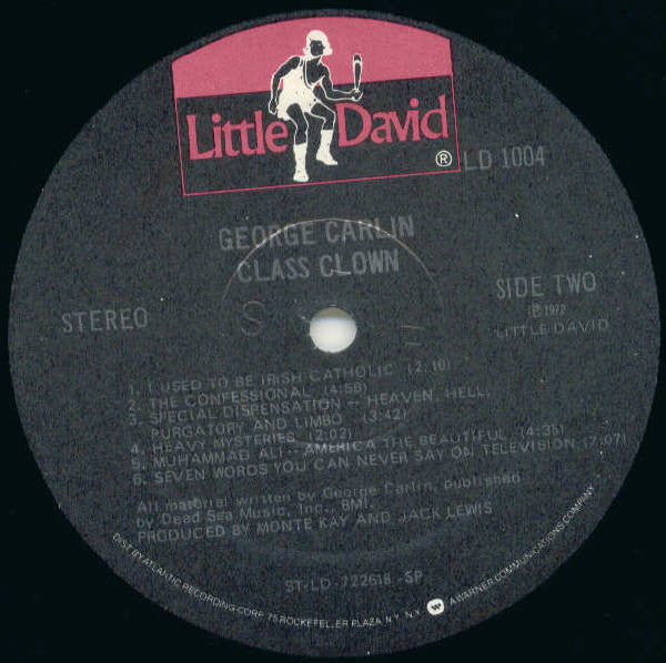 George Carlin : Class Clown (LP, Album, RE, SP )