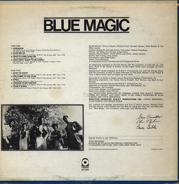 Blue Magic : Blue Magic (LP, Album, Pre)