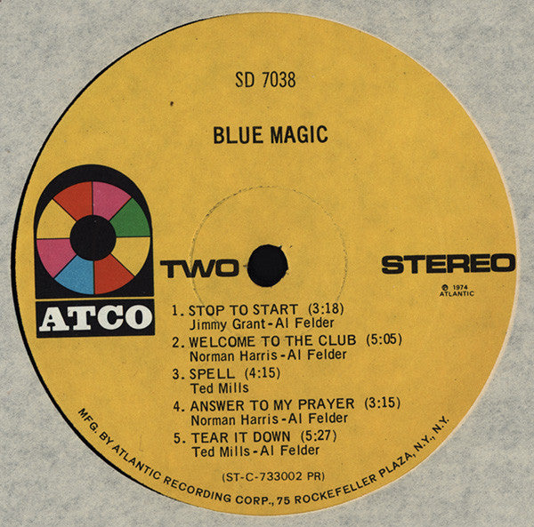 Blue Magic : Blue Magic (LP, Album, Pre)