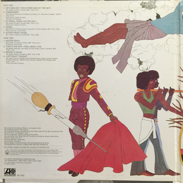 Aretha Franklin : Hey Now Hey (The Other Side Of The Sky) (LP, Album, SP )