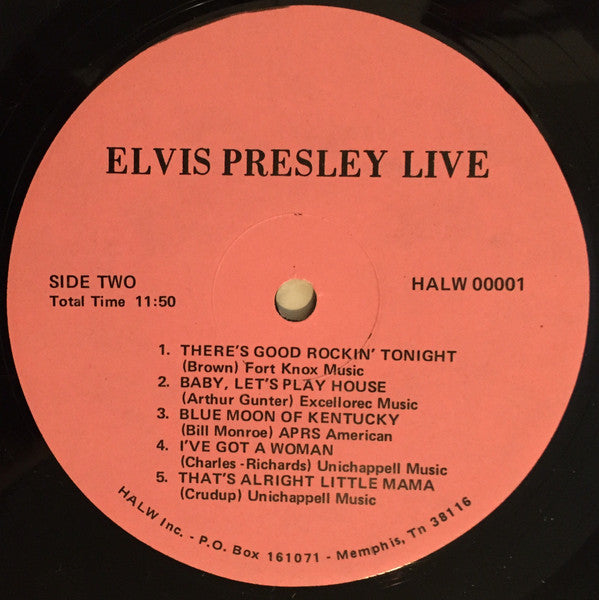 Elvis Presley : The First Years (LP, Comp, Mono, Ltd)