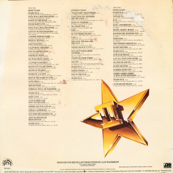 Stars On* : Stars On Long Play II (LP, Club, Mixed)