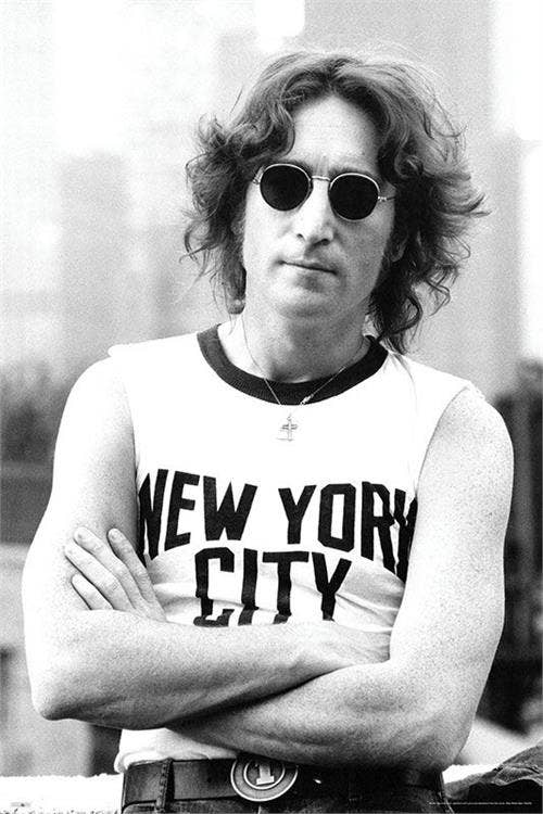 John Lennon - NYC Poster - 24" X 36"