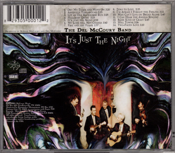 The Del McCoury Band : It's Just The Night (CD, Album)