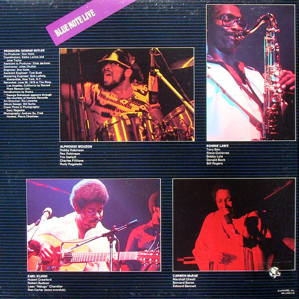Various : Blue Note Live At The Roxy (2xLP, Comp, Gat)