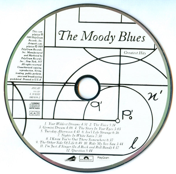 The Moody Blues : Greatest Hits (CD, Comp)