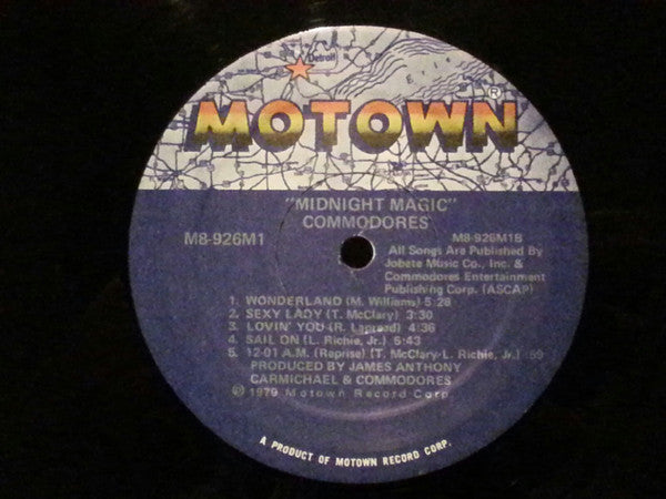 Commodores : Midnight Magic (LP, Album)