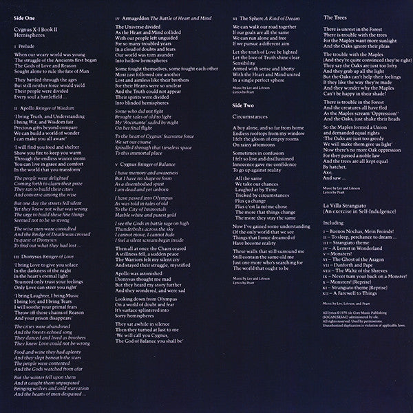 Rush : Hemispheres (LP, Album, RE, RM, 200)