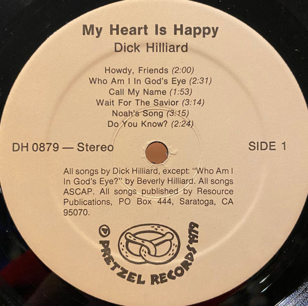 Dick Hilliard : My Heart Is Happy (LP, Album)