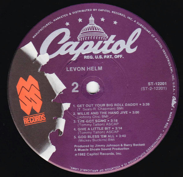 Levon Helm : Levon Helm (LP, Album, Win)