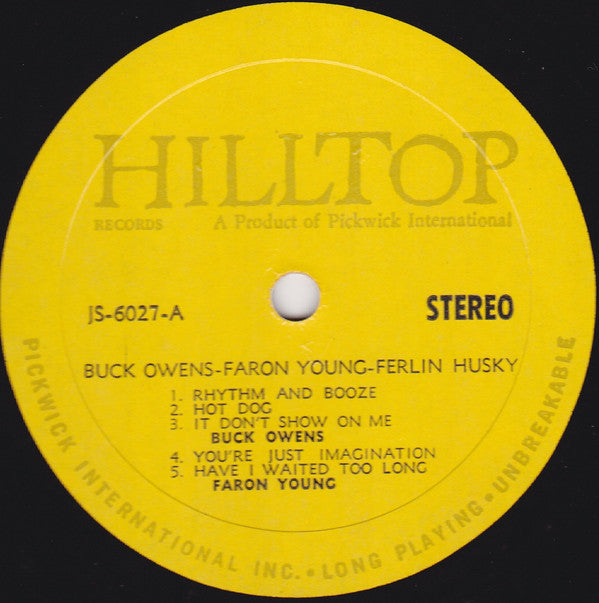 Buck Owens & Faron Young & Ferlin Husky : Your Country Stars (LP, Comp)