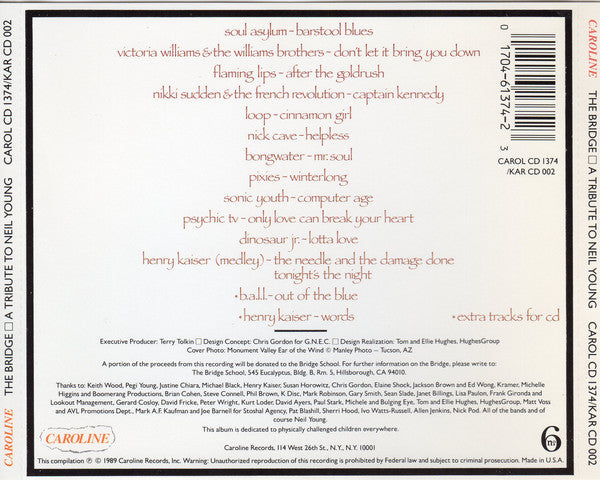 Various : The Bridge - A Tribute To Neil Young (CD, Comp)