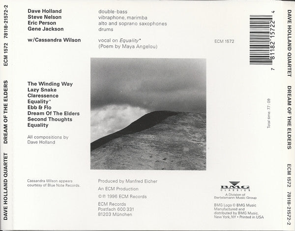 Dave Holland Quartet* : Dream Of The Elders (CD, Album)
