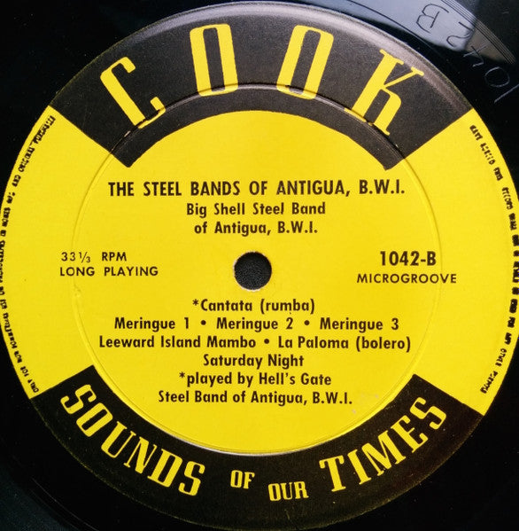 Various : Brute Force Steel Bands Of Antigua, B.W.I. (LP, Mono)
