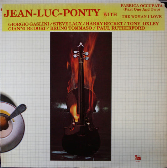Jean-Luc Ponty With Giorgio Gaslini / Steve Lacy / Harry Becket* / Tony Oxley / Gianni Bedori / Bruno Tommaso / Paul Rutherford (2) : Jean-Luc Ponty Meets Giorgio Gaslini (LP, Album)