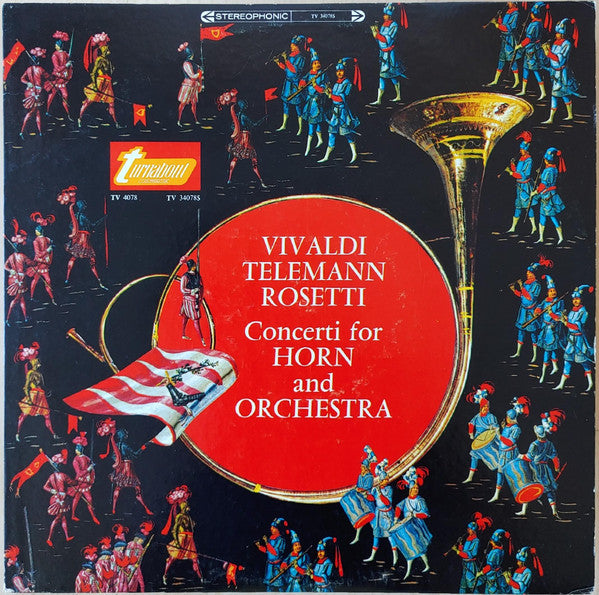 Vivaldi*, Telemann*, Rosetti* : Concerti For Horn And Orchestra (LP)