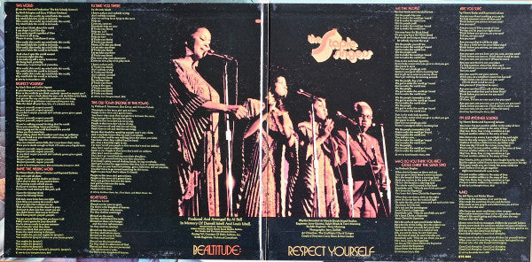 The Staple Singers : Be Altitude: Respect Yourself (LP, Album, Gat)