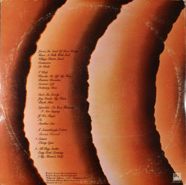 Stevie Wonder : Songs In The Key Of Life (2xLP, Sup + 7", EP + Album, Gat)