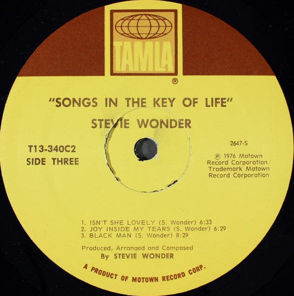 Stevie Wonder : Songs In The Key Of Life (2xLP, Sup + 7", EP + Album, Gat)