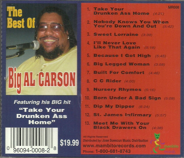Big Al Carson : The Best Of Big Al Carson (CD, Album, Comp)