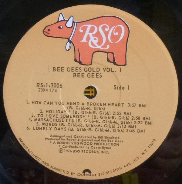 Bee Gees : Gold Volume One (LP, Comp, PRC)
