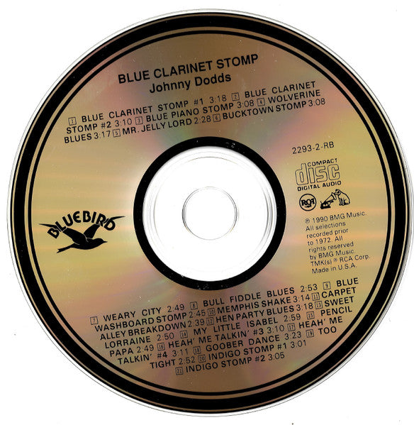 Johnny Dodds : Blue Clarinet Stomp (CD, Comp, RM)