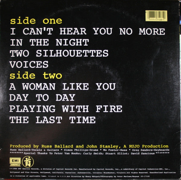 Russ Ballard : Russ Ballard (LP, Album, Win)