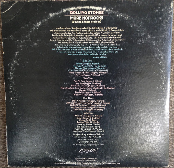 Rolling Stones* : More Hot Rocks (Big Hits & Fazed Cookies) (2xLP, Comp, PH )