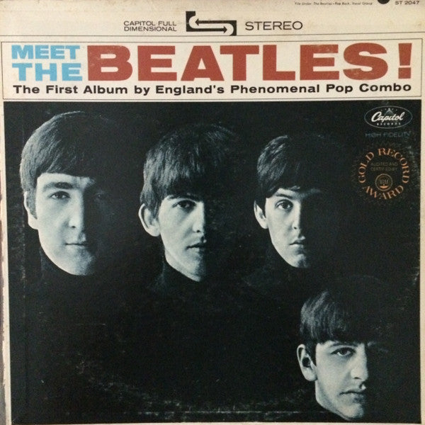 The Beatles : Meet The Beatles! (LP, Album, RP, Jac)