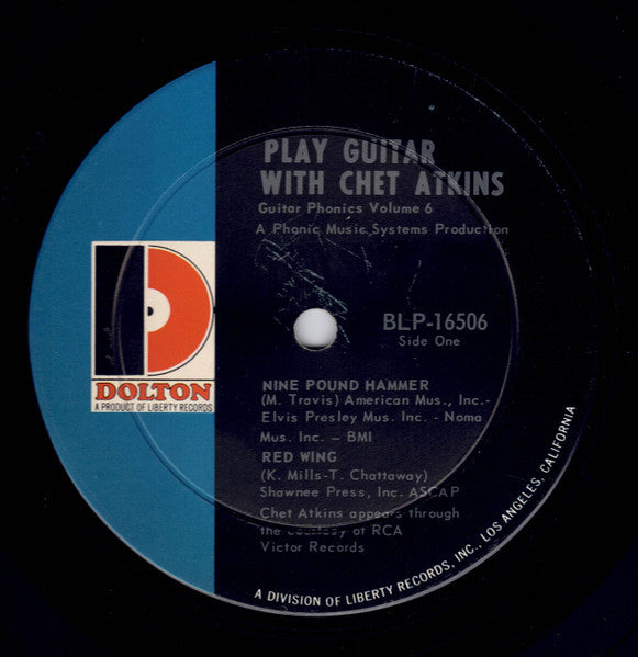Chet Atkins : Play Guitar With Chet Atkins--Guitar Phonics Volume 6 (LP, Mono)