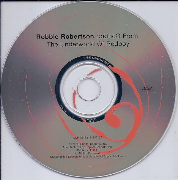 Robbie Robertson : Contact From The Underworld Of Redboy (CD, Album, Gat)